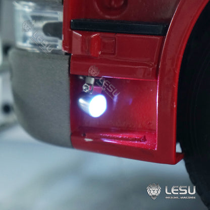 For 1/14 RC Truck Engineering Machinery Vehicle Model LED Width Lights Clearance Lights Warning Light Parts LESU S-1295