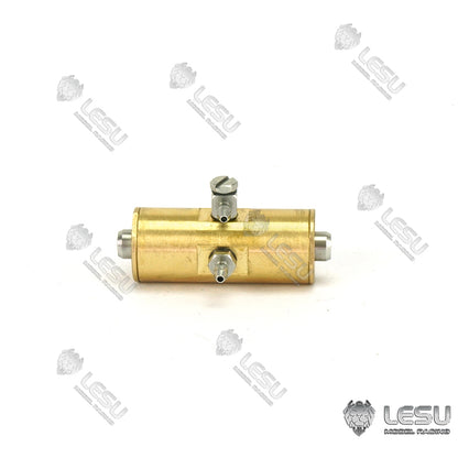 LESU 1/14 Simulation Brass Hydraulic Cylinder Heavy Engineering Excavator Mechanical Arm Quick Release Hydraulic Accessories
