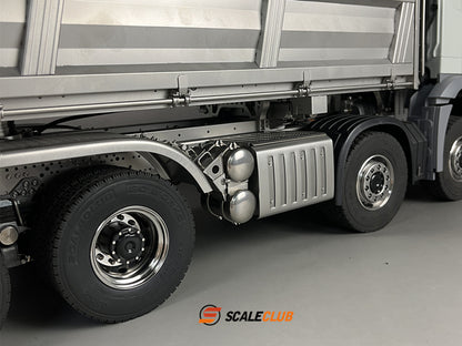 Scaleclcub Model RC 1/14 Mercedes Arocs 8x8 3-way Hydraulic Dump Truck Model