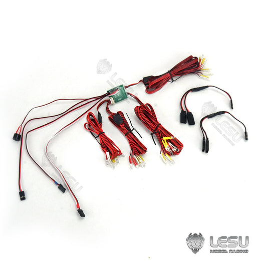 1/14 Truck dump truck LED light set Truck remote control model toy General Tamiya tractor LESU