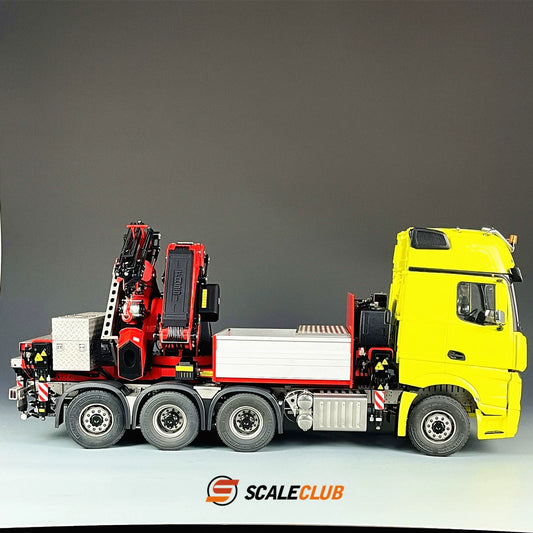 scaleclub 1/14 Mercedes-Benz Actrocs 8x8 full metal F1650 crane truck crane
