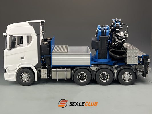 Scaleclub 1/14 Scania 770S 8x8 with rear steering F1650 truck crane
