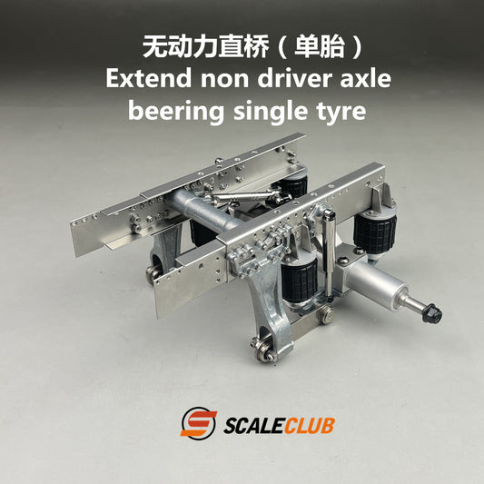 Scaleclub 1/14 Tamiya Heavy Duty Tractor Truck SLT Upgrade Extended Rear Axle Steering Lift