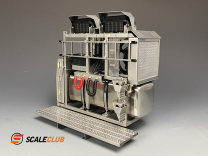 scaleclub 1/14 Tamiya BENZ heavy tractor truck SLT low roof cab upgrade simulation metal equipment rack