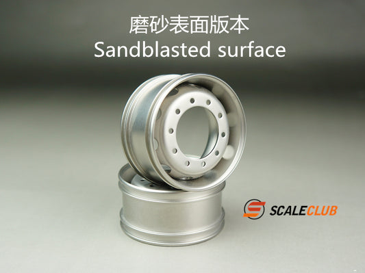 Scaleclub 1/14 Tamiya tractor truck mud head universal upgrade metal wheel hub 20 round hole hub