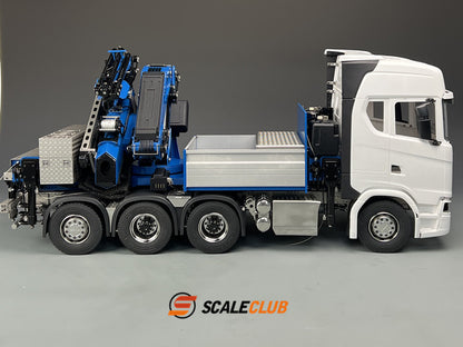 Scaleclub 1/14 Scania 770S 8x8 with rear steering F1650 truck crane