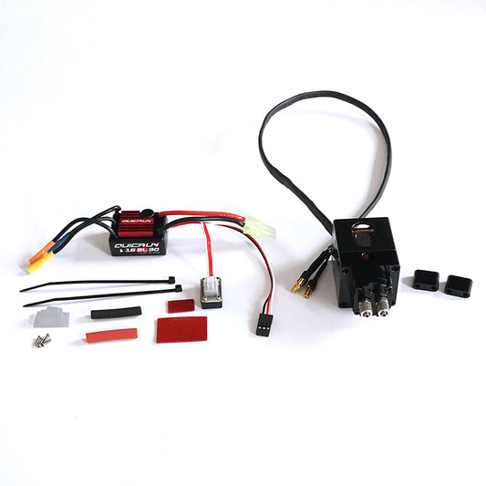LESU 1/14 Tamiya dump truck loader engineering hydraulic model hydraulic oil pump brushless motor ESC Y-1503