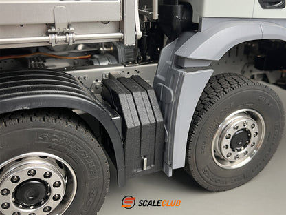 Scaleclcub Model RC 1/14 Mercedes Arocs 8x8 3-way Hydraulic Dump Truck Model