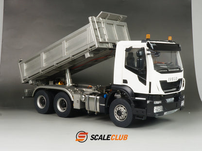 Scaleclub 1/14 Iveco iveco6x6 full metal hydraulic 3-way dump truck