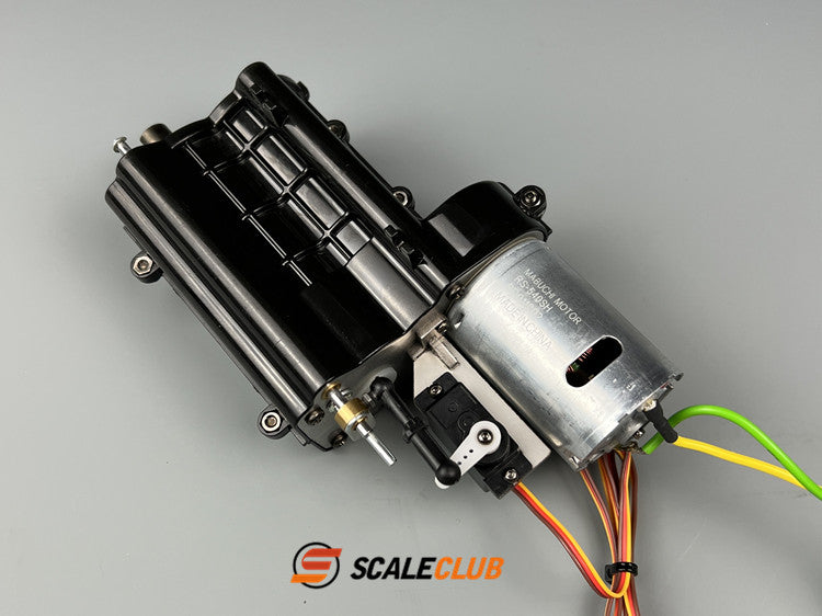 scaleclub 1/14 Tamiya original gearbox upgrade metal shift bracket small servo