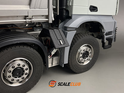 Scaleclcub Model RC 1/14 Mercedes Arocs 8x8 3-way Hydraulic Dump Truck Model