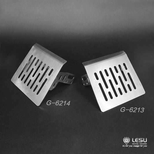 LESU 1/14 RC Truck Model Toy Cab Chin Chassis Protector for Tamiya 3348 Dump Truck 3363 Traction Truck Upgrade Modified Parts