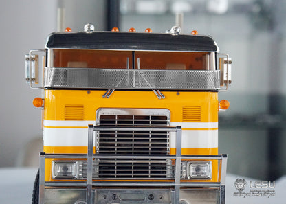 1/14 American truck front fender stone sand net Tamiya tractor Global Line GL car shell decorative grille model LESU