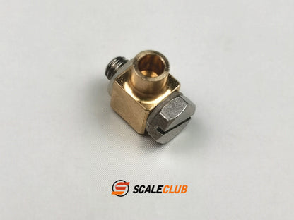 Scaleclub Model for Hydraulic Oil Nozzle 2.5mm Copper Tube Welded to 3mm Male RC Engineering Model Toy Parts