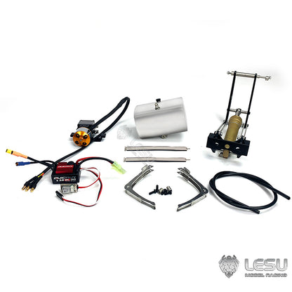 LESU Y-1506-B 1/14 dump truck model aircraft top F frame hydraulic system universal Tamiya mud head 3348 lifting accessories