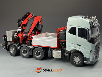 Scaleclub Tamiya 1/14 Volvo FH750 8x8 with rear steering F1650 truck crane