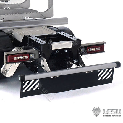 LESU 1/14 Tamiya FH16 wood car 6*6 full metal chassis simulation model