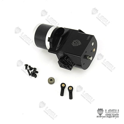 LESU 1/14 truck gearbox Tamiya tractor high torque gearbox transfer case DIY mud truck model