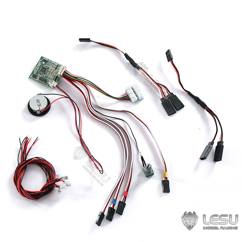 For 1/14 truck engineering machinery model toy light and sound system upgrade accessories LESU EL-001 electronic equipment kit