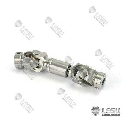 LESU 1/14 truck Tamiya tractor spline drive shaft stainless steel welding CVD universal joint coupling climbing car