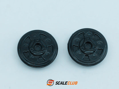 Scaleclub 1/14 Tamiya tractor truck dump truck Scaleclub rear axle metal axle cover