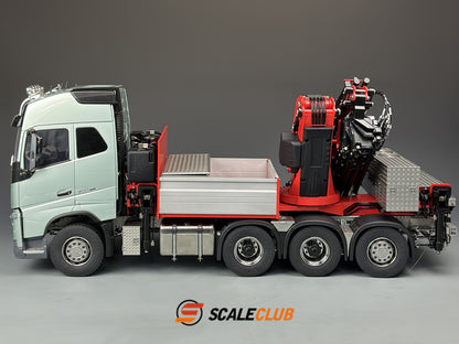 Scaleclub Tamiya 1/14 Volvo FH750 8x8 with rear steering F1650 truck crane
