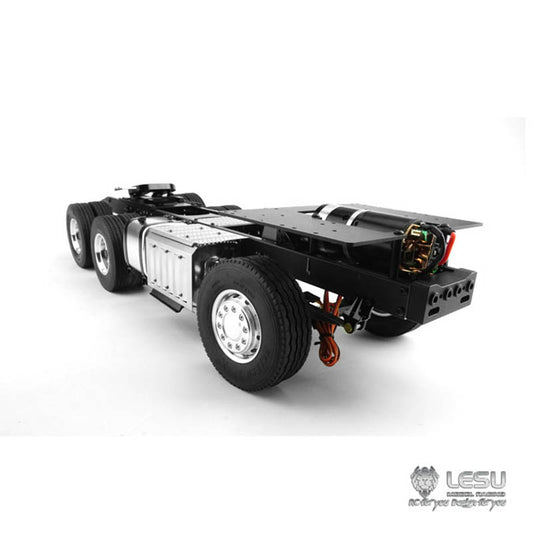 LESU 1/14 Tamiya benz1851 3363 tractor truck 6X4 metal chassis remote control model truck modification