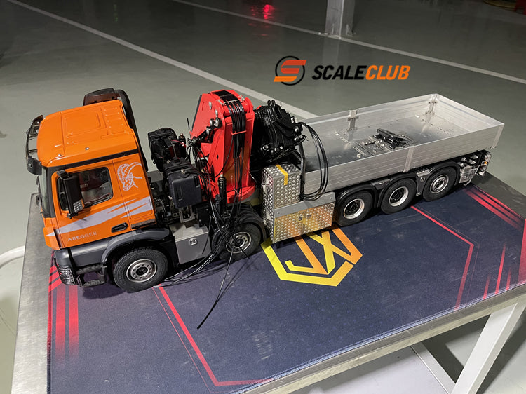 Scaleclub 1/14 F1650 Truck-mounted Crane Head Crane Front Heavy Crane Chassis 10x10