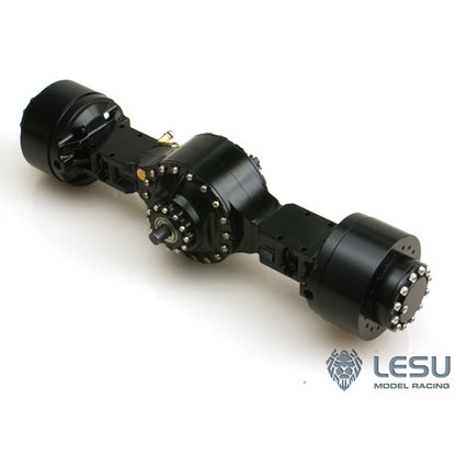 LESU 1/16 loader engineering vehicle RD-2002 lock differential through wheel side reduction Axles RC modified Axles