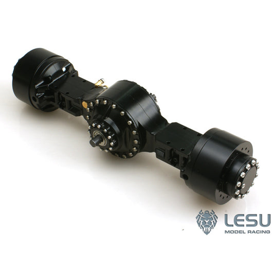 LESU 1/16 loader engineering vehicle RD-2002 lock differential through wheel side reduction Axles RC modified Axles