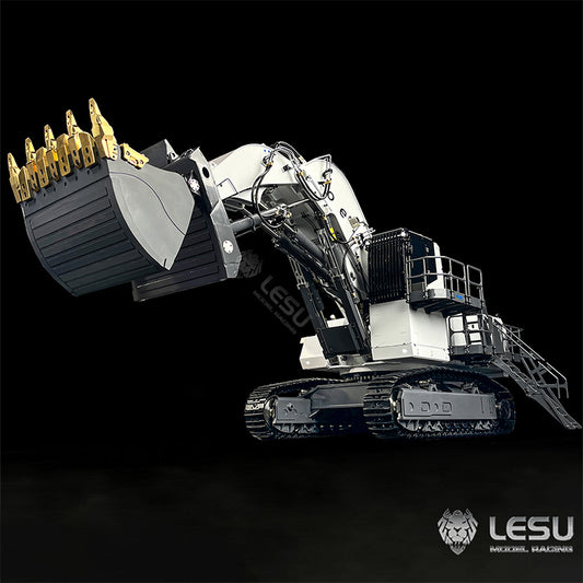 LESU 1/14 hydraulic remote control toy 5-way valve heavy duty positive bucket excavator AOUE 9150