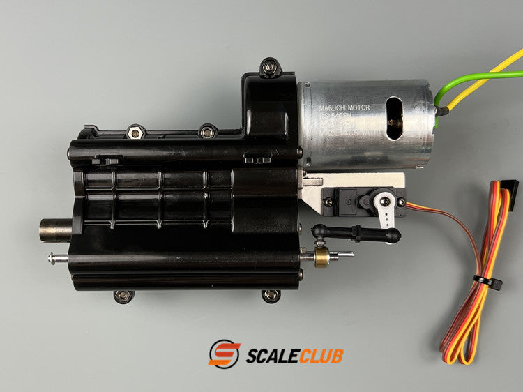 scaleclub 1/14 Tamiya original gearbox upgrade metal shift bracket small servo