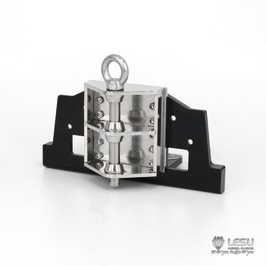 LESU Metal Front Bumper with Coupler Winch Set G-6143 for Tamiya TGS 1/14 RC Truck Model Toy Upgrade Simulation Decoration Parts