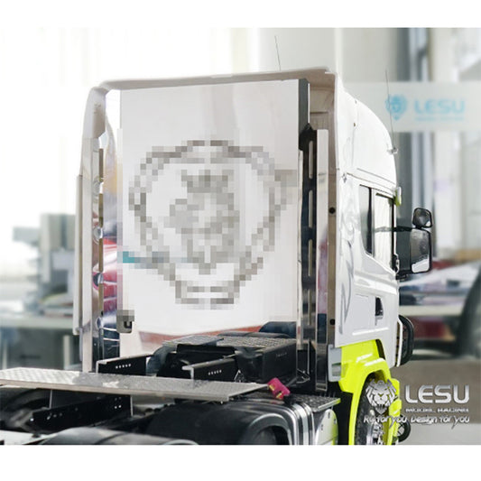 LESU 1/14 RC tractor truck model toy Tamiya R620 shell protection plate G-6114 metal stainless steel upgrade modification parts