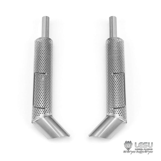 LESU 1/14 Tamiya tractor truck heavy equipment rack DIY modified model accessories chimney G-6038-B