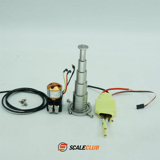 Scaleclub 1/14 Tamiya Truck Three-way Dump Truck Hydraulic Dump System Multi-stage Oil Lever
