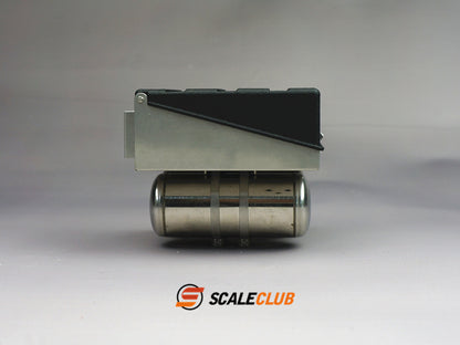Scaleclub 1/14 JX F2000 tractor truck mud head upgrade metal battery box gas tank