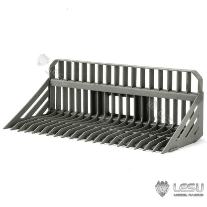 LESU 1/14 Engineering Hydraulic Model Bobcat Loader Upgrade Equipment Screen Bucket