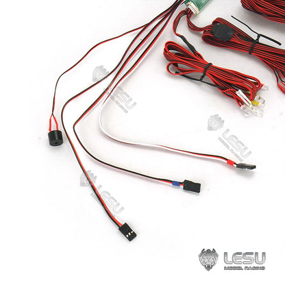 1/14 Truck dump truck LED light set Truck remote control model toy General Tamiya tractor LESU