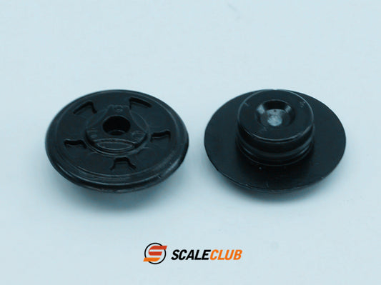 Scaleclub 1/14 Tamiya tractor truck dump truck Scaleclub rear axle metal axle cover