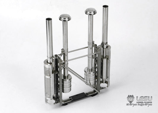 1/14 American truck air filter exhaust pipe assembly set GW-K024 Tamiya tractor King Global Route