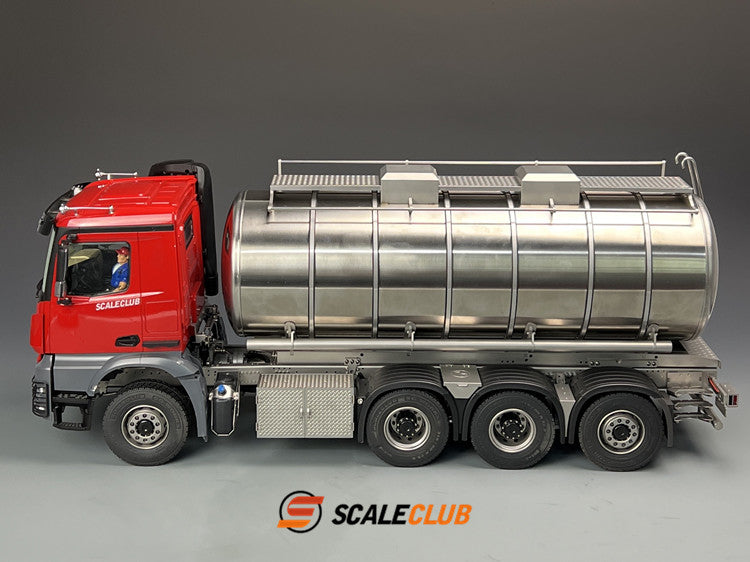 Scaleclub 1/14 Tamiya F1650 8x8 rear steering chassis with oil tank decoration and quick release support
