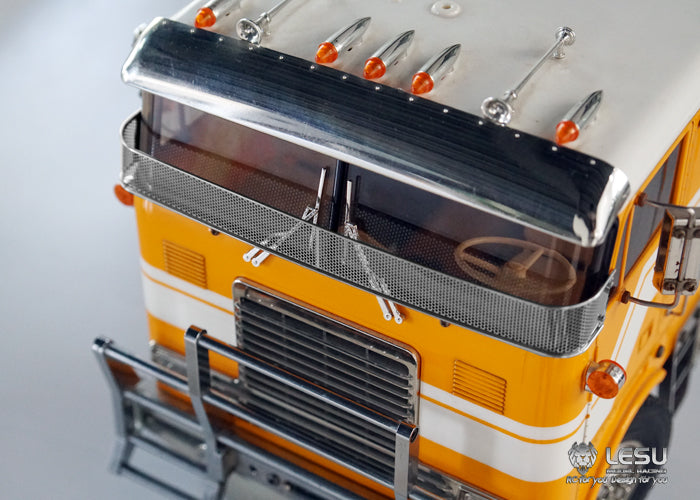 1/14 American truck front fender stone sand net Tamiya tractor Global Line GL car shell decorative grille model LESU