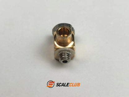 Scaleclub Model for Hydraulic Oil Nozzle 2.5mm Copper Tube Welded to 3mm Male RC Engineering Model Toy Parts