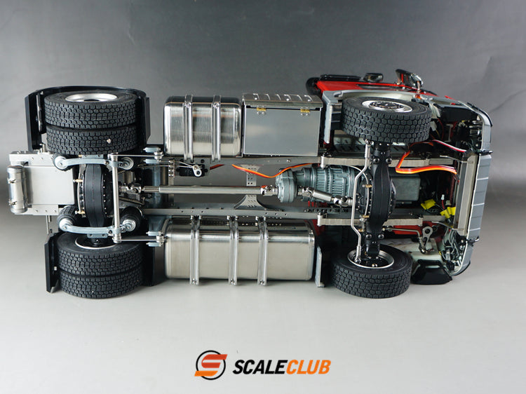 Scaleclub Model Tamiya 1/14 Mercedes Benz 3363 AROCS 4x4 4x2 Full Metal Truck Model Chassis