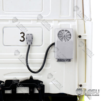 LESU 1/14 RC Truck External Air Conditioner Model G-6220 for Tamiya Traction Truck Model Toy OP Car Shell Metal Upgrade Parts