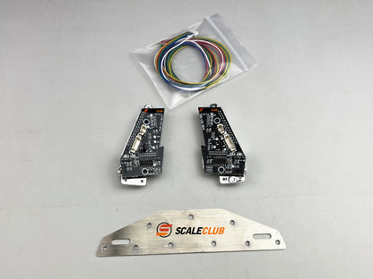Scaleclcub model RC 1/14 Volvo Tamiya Fh750 integrated flowing headlight