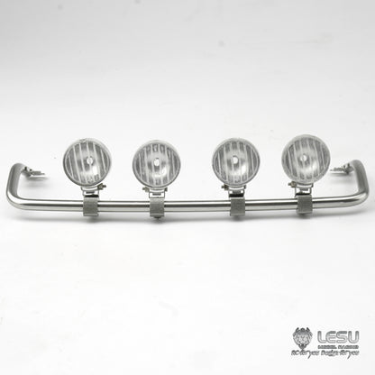 LESU 1/14 RC Truck Model Toy High Top Spotlight LED Headlight Spotlight S-1249-A for Tamiya Traction Truck TGX26.540 Model