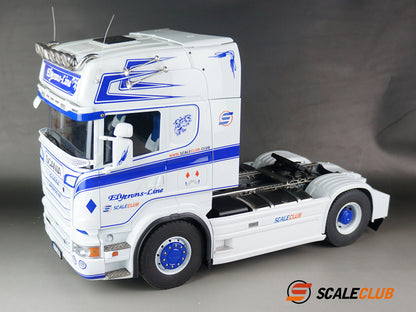 1 pair of Scaleclub universal RC Tamiya LESU 1/14 R470 R730 truck toy model two-axis side panels spoiler wind deflector