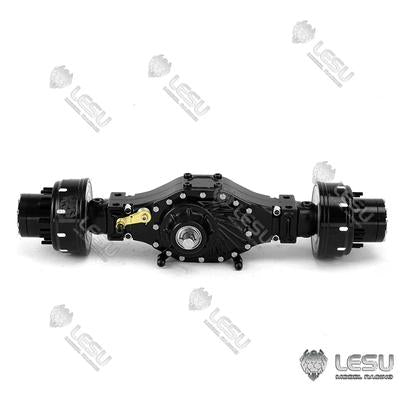 LESU 1/14 Tamiya truck remote control model modified inter-axle differential wheel side reduction axle